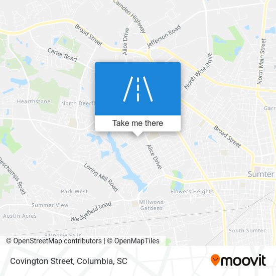 Covington Street map