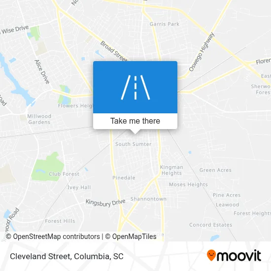 Cleveland Street map