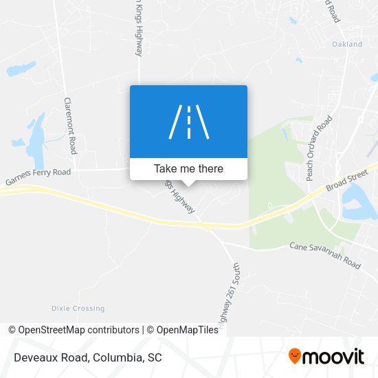 Mapa de Deveaux Road