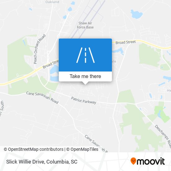 Mapa de Slick Willie Drive