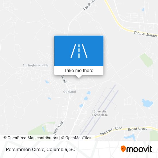 Persimmon Circle map