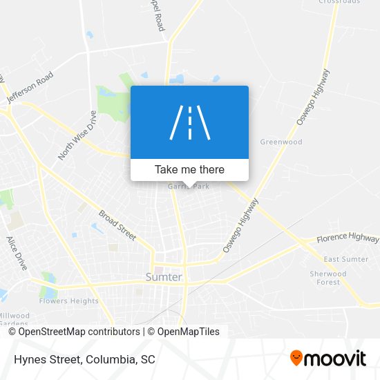 Mapa de Hynes Street