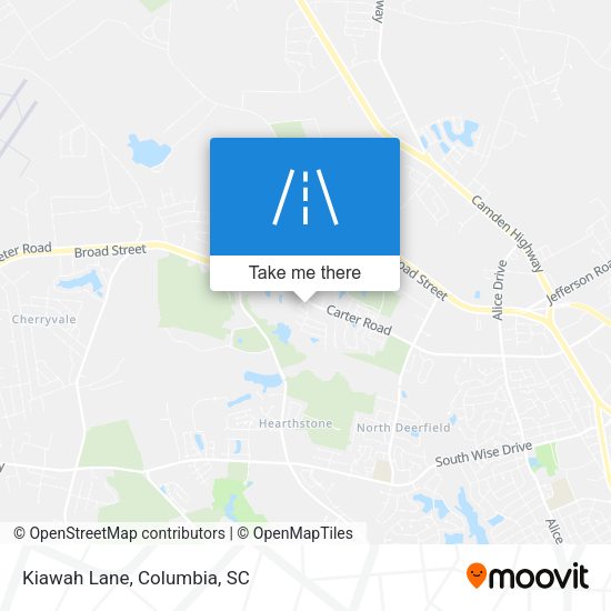 Mapa de Kiawah Lane