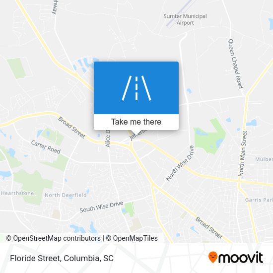 Mapa de Floride Street