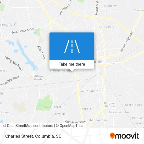 Charles Street map