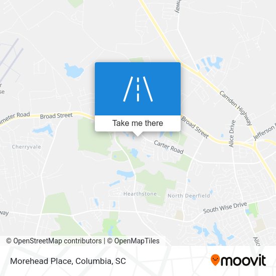 Mapa de Morehead Place