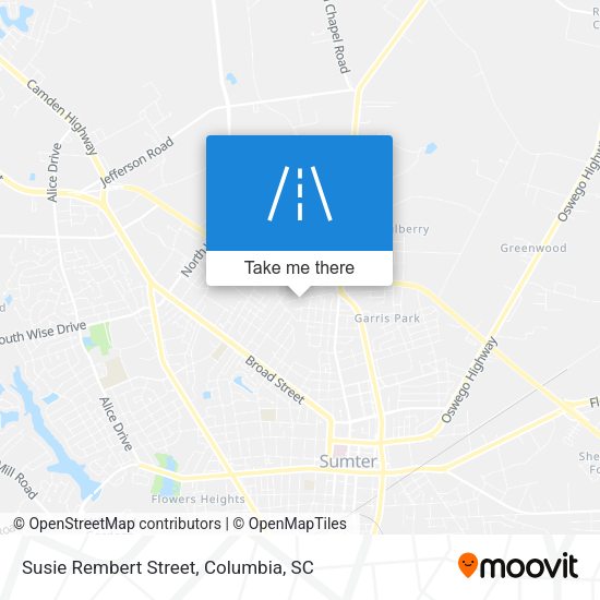 Mapa de Susie Rembert Street
