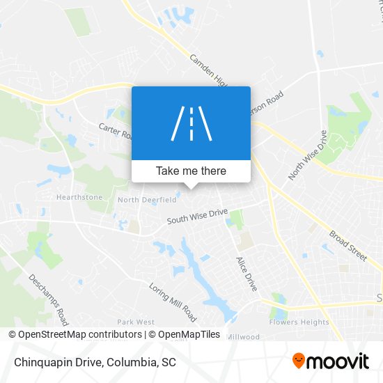 Chinquapin Drive map