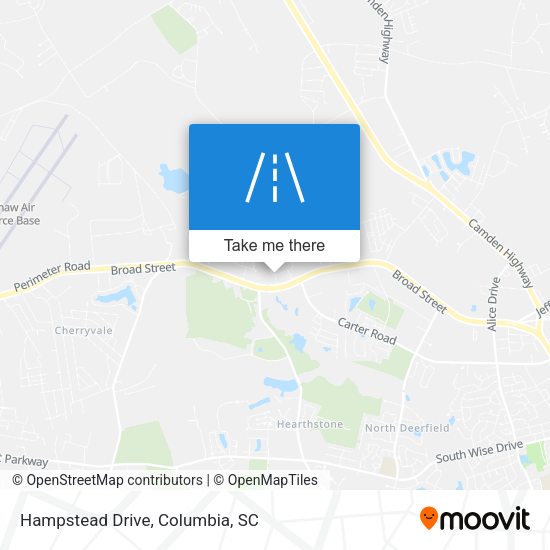 Mapa de Hampstead Drive