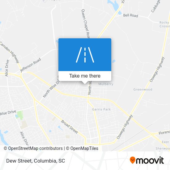 Mapa de Dew Street