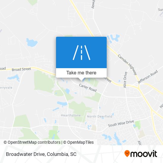 Broadwater Drive map