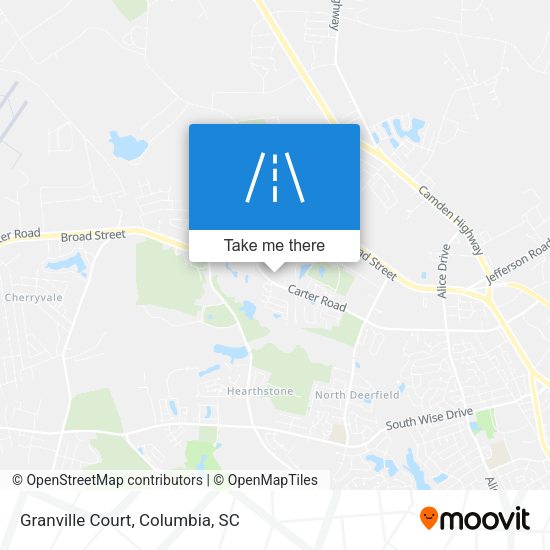 Mapa de Granville Court