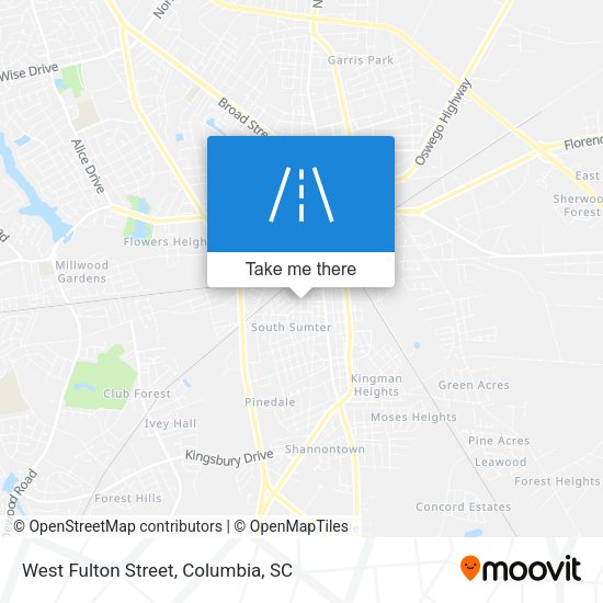 Mapa de West Fulton Street