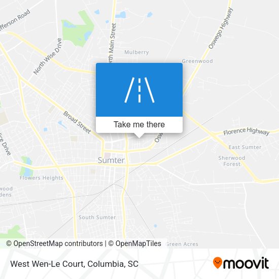Mapa de West Wen-Le Court