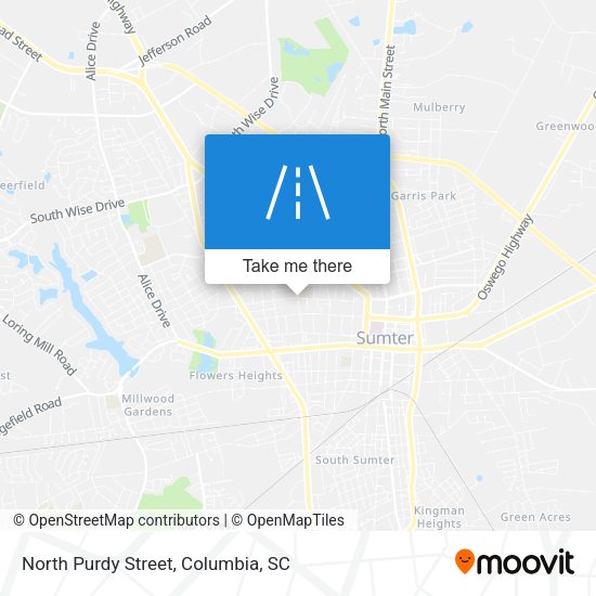 Mapa de North Purdy Street