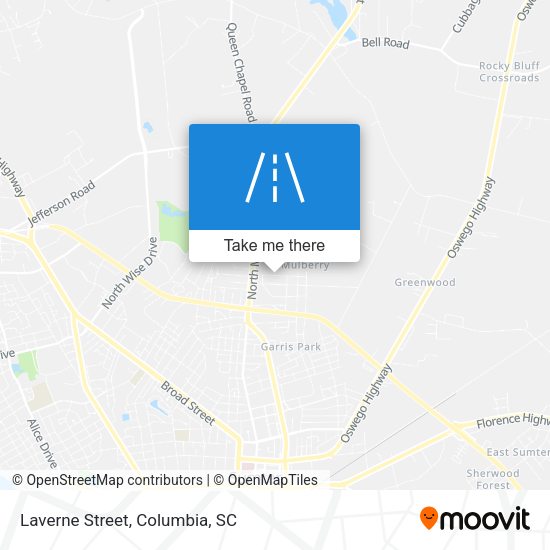 Mapa de Laverne Street