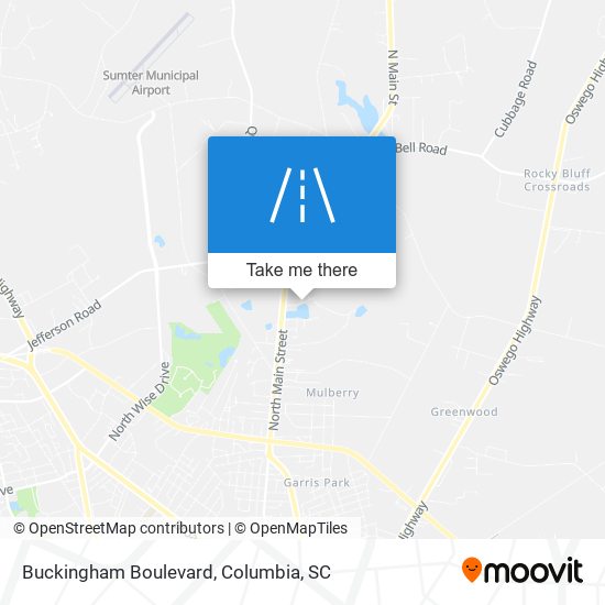 Buckingham Boulevard map