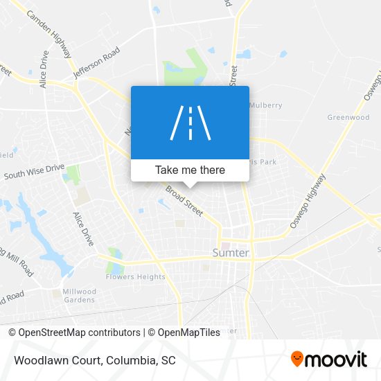 Mapa de Woodlawn Court