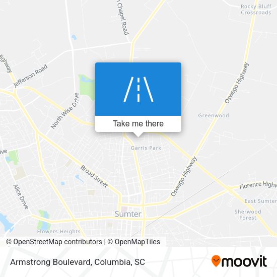 Armstrong Boulevard map