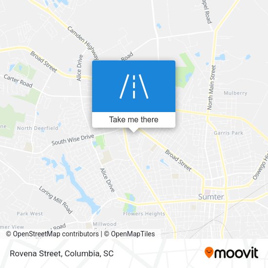 Mapa de Rovena Street