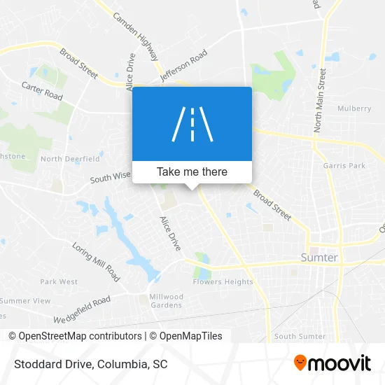 Stoddard Drive map