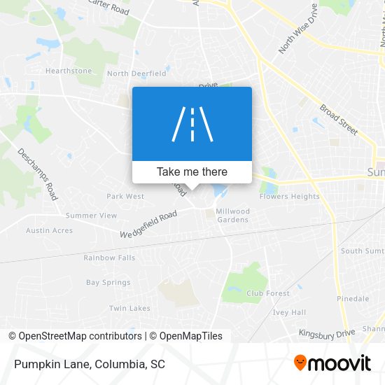 Mapa de Pumpkin Lane
