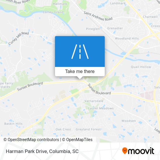 Harman Park Drive map