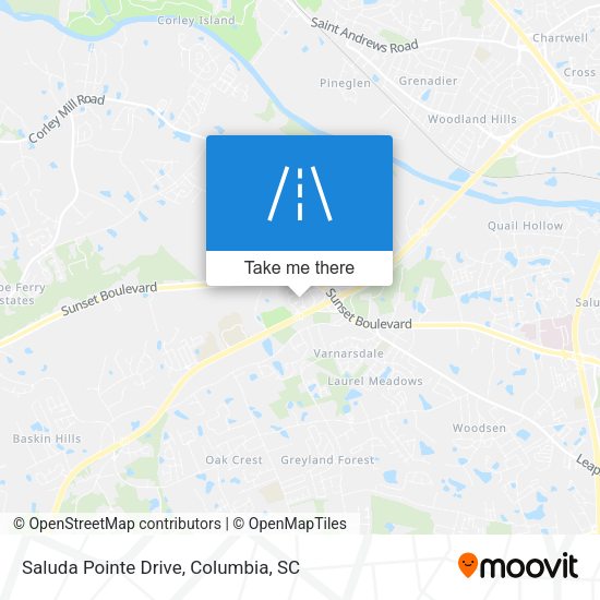Mapa de Saluda Pointe Drive