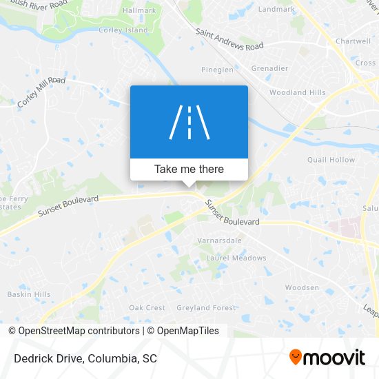 Mapa de Dedrick Drive