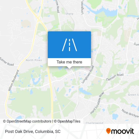Mapa de Post Oak Drive