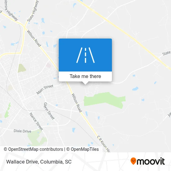 Wallace Drive map