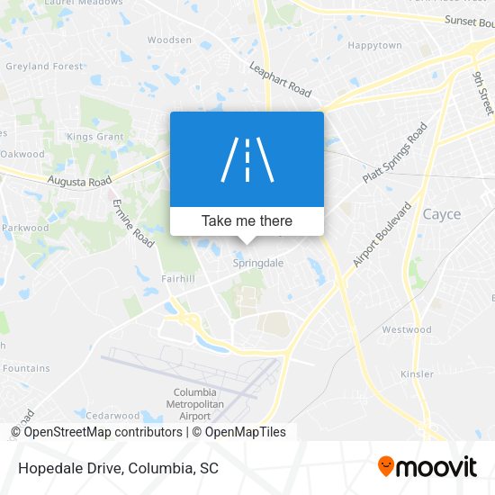 Mapa de Hopedale Drive