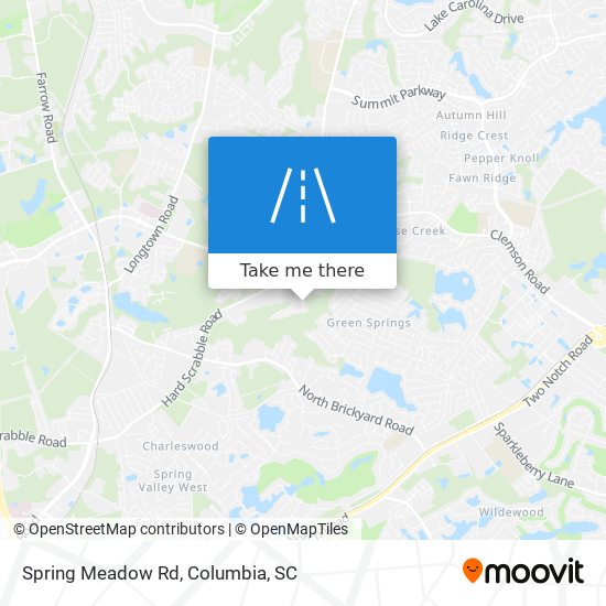 Spring Meadow Rd map