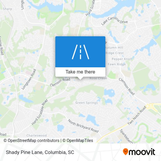 Mapa de Shady Pine Lane