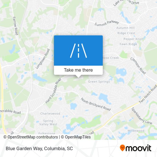 Mapa de Blue Garden Way