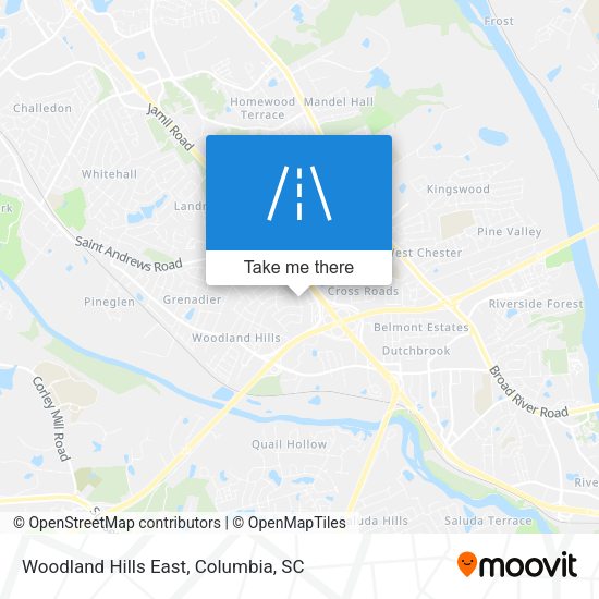 Woodland Hills East map