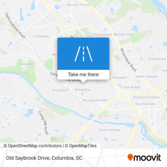 Mapa de Old Saybrook Drive