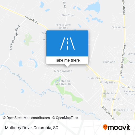 Mapa de Mulberry Drive