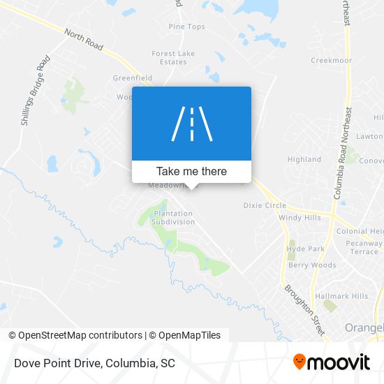 Mapa de Dove Point Drive