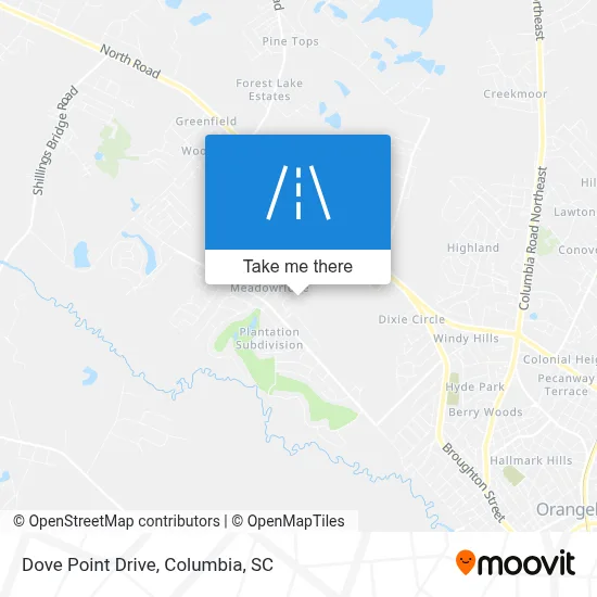 Dove Point Drive map