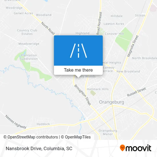 Nansbrook Drive map