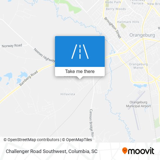 Challenger Road Southwest map