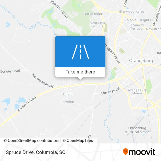 Spruce Drive map