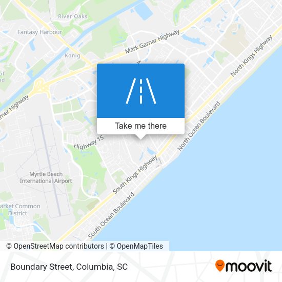 Mapa de Boundary Street