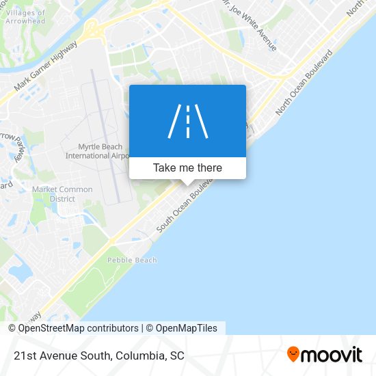 21st Avenue South map