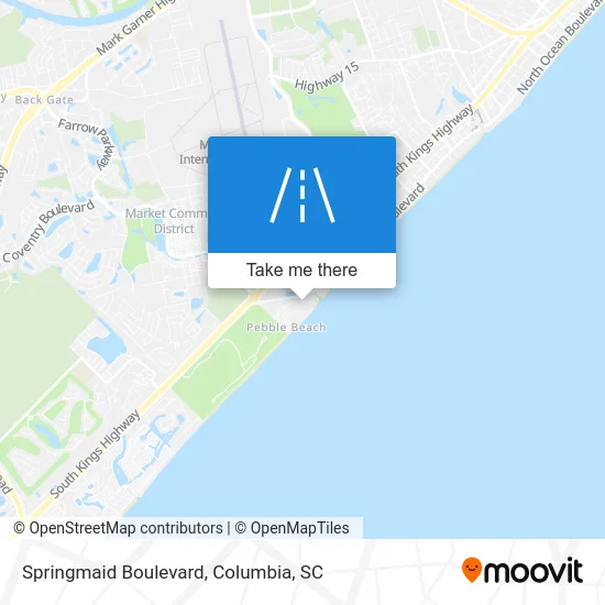Springmaid Boulevard map