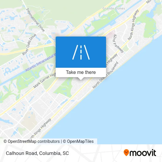 Calhoun Road map