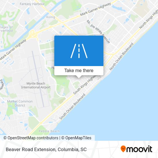 Mapa de Beaver Road Extension