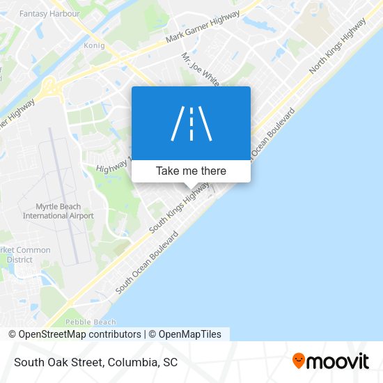 Mapa de South Oak Street
