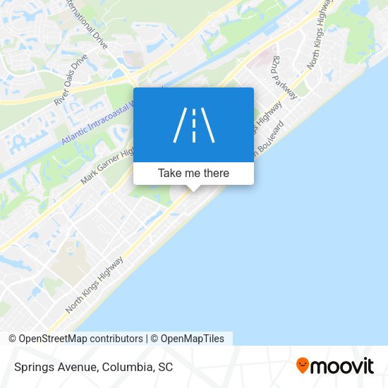 Mapa de Springs Avenue